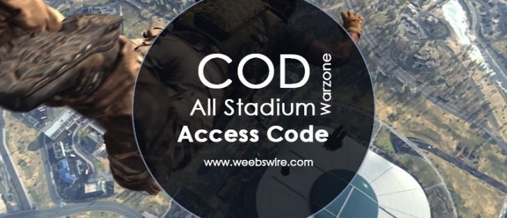 Call of duty warzone All Stadium Access Code